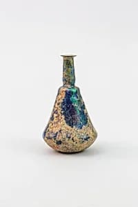 Glass perfume bottle by Unknown Artist