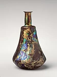 Glass perfume bottle by Unknown Artist