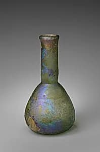 Glass perfume bottle by Unknown Artist
