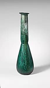 Glass perfume bottle by Unknown Artist