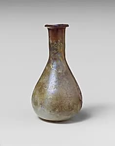 Glass perfume bottle by Unknown Artist