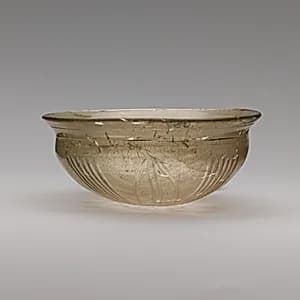 Glass phiale (libation bowl) by Unknown Artist