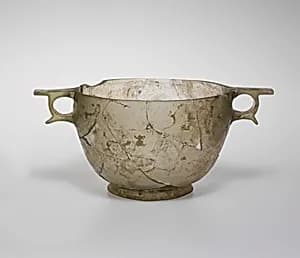 Glass skyphos (drinking cup) by Unknown Artist