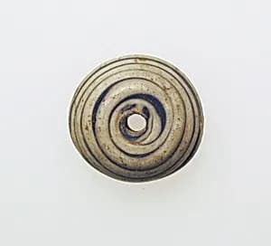 Glass spindle whorl by Unknown Artist