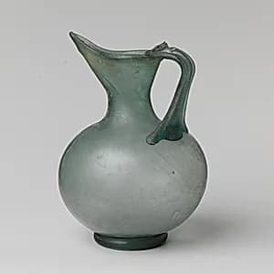 Glass spouted jug by Unknown Artist