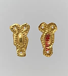 Gold appliques by Unknown Artist