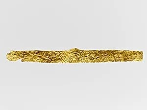 Gold diadem by Unknown Artist