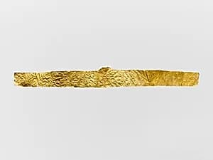 Gold diadem by Unknown Artist