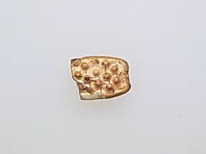 Gold-glass bead by Unknown Artist