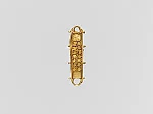 Gold ornament with cloisons by Unknown Artist