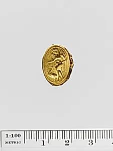 Gold scarab by Unknown Artist