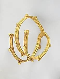 Gold spiral by Unknown Artist