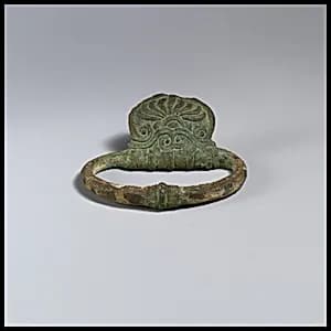 Handle of a bowl by Unknown Artist