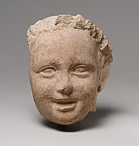 Head of a boy by Unknown Artist
