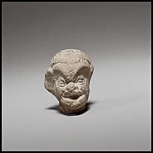 Head of a comic figurine by Unknown Artist