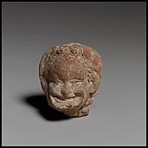 Head of a comic figurine by Unknown Artist
