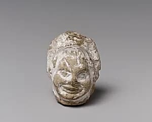 Head of a comic figurine by Unknown Artist