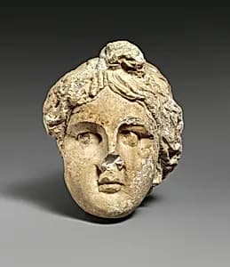 Head of a woman by Unknown Artist