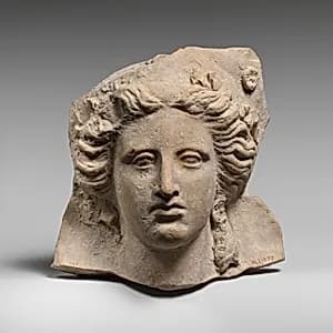 Head of a woman by Unknown Artist
