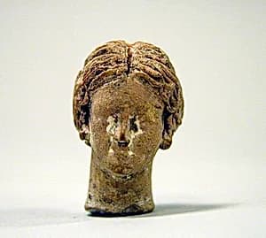 Head of a woman by Unknown Artist