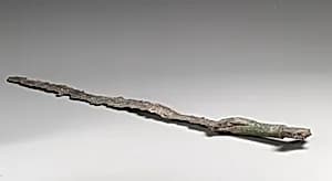 Iron sword with bronze hilt by Unknown Artist