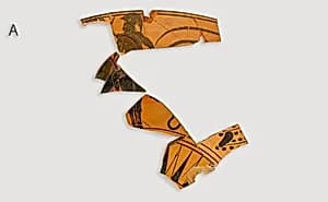Kylix, eye-cup fragments by Unknown Artist