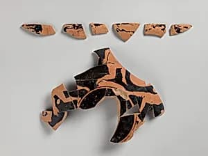 Kylix Fragments by Antiphon Painter