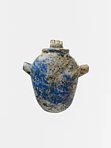 Lapis lazuli heart amulet by Unknown Artist