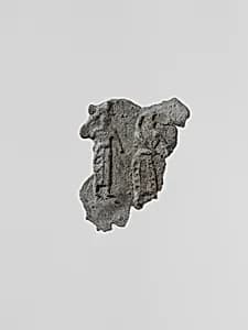Lead plaque with two women by Unknown Artist