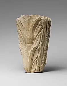 Limestone bouquet of flowers by Unknown Artist