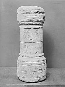 Limestone cippus of Soterias by Unknown Artist