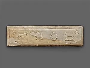 Limestone fragment of a sarcophagus by Unknown Artist