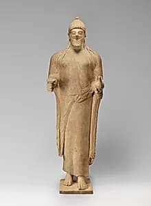 Limestone priest by Unknown Artist