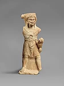 Limestone statue of Herakles by Unknown Artist
