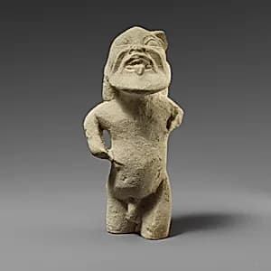 Limestone statuette of Bes by Unknown Artist