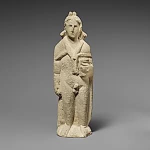 Limestone statuette of Pan by Unknown Artist