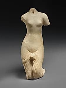 Marble Aphrodite statuette by Unknown Artist