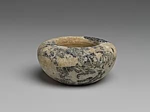 Marble bird's-nest bowl by Unknown Artist