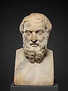 Marble bust of Herodotos by Unknown Artist