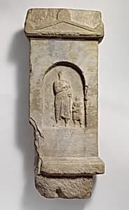 Marble grave stele of Demetrios by Unknown Artist