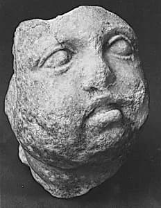 Marble head of a boy by Unknown Artist