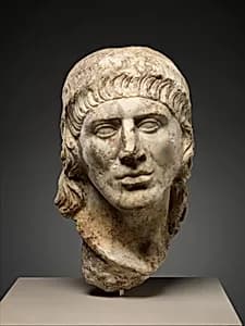 Marble head of a man by Unknown Artist