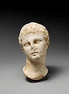 Marble head of a youth by Unknown Artist