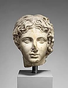 Marble head of a youth by Unknown Artist