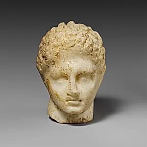 Marble head of a youth by Unknown Artist