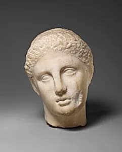Marble head of a youth by Unknown Artist