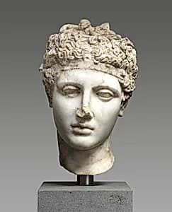 Marble head of an athlete by Unknown Artist