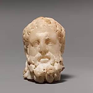 Marble head of Hercules by Unknown Artist