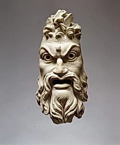 Marble mask of Pan by Unknown Artist