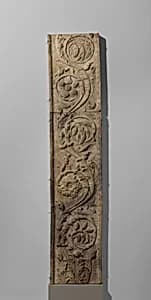 Marble pilaster with acanthus scrolls by Unknown Artist